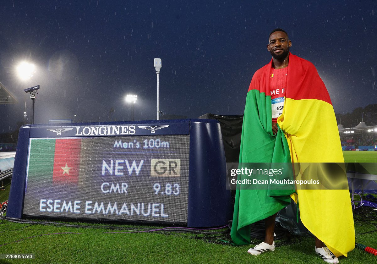 AllezLesLions's tweet photo. 🔴 Emmanuel Eseme revient sur la finale du 100 m aux Jeux du Commonwealth Glasgow 2026 :

« À ce moment là, je savais que ma famille comptait sur moi. Mon pays, le Cameroun, comptait sur moi. Je comptais sur moi également. Parfois, je fais un bon départ mais la plupart du temps, je ne commence pas bien. Je me disais de rester dans la course, d’être patient. J’ai vraiment eu un mauvais départ. Les premiers 60m, je crois que j’étais sixième et soudainement, je ne sais pas comment c’est arrivé, après quelques mètres, je me vois en tête et je me dis "je suis en train de le faire, c’est en train d’arriver". Quand j’ai vu le chrono, je n’arrivais pas à y croire. C’était fantastique ». 🏃⚡️🇨🇲