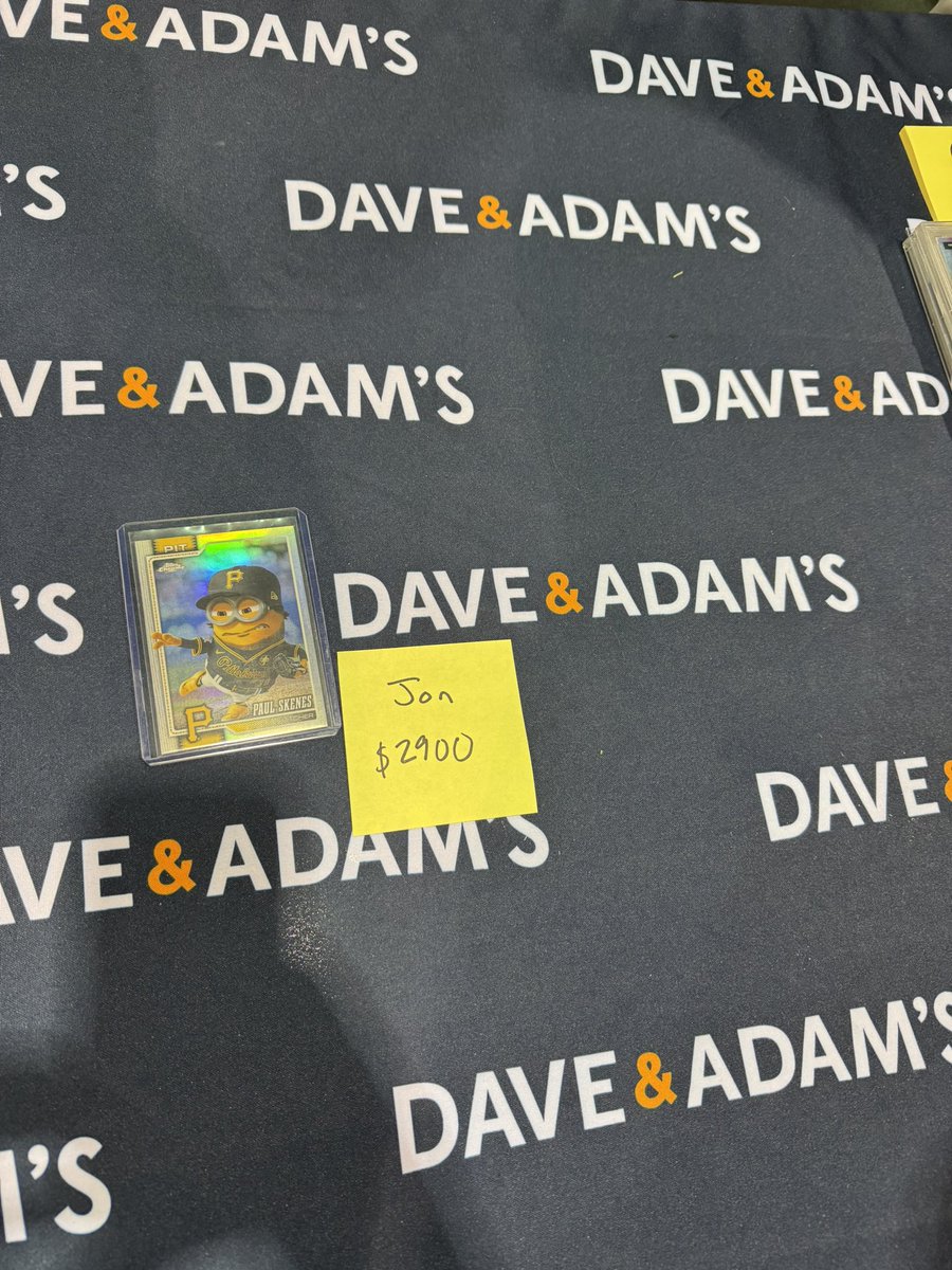 johnnystromo's tweet photo. Pulled it…. Sold it!
The hobby! 
@nsccshow https://t.co/6N3kS5M7LE