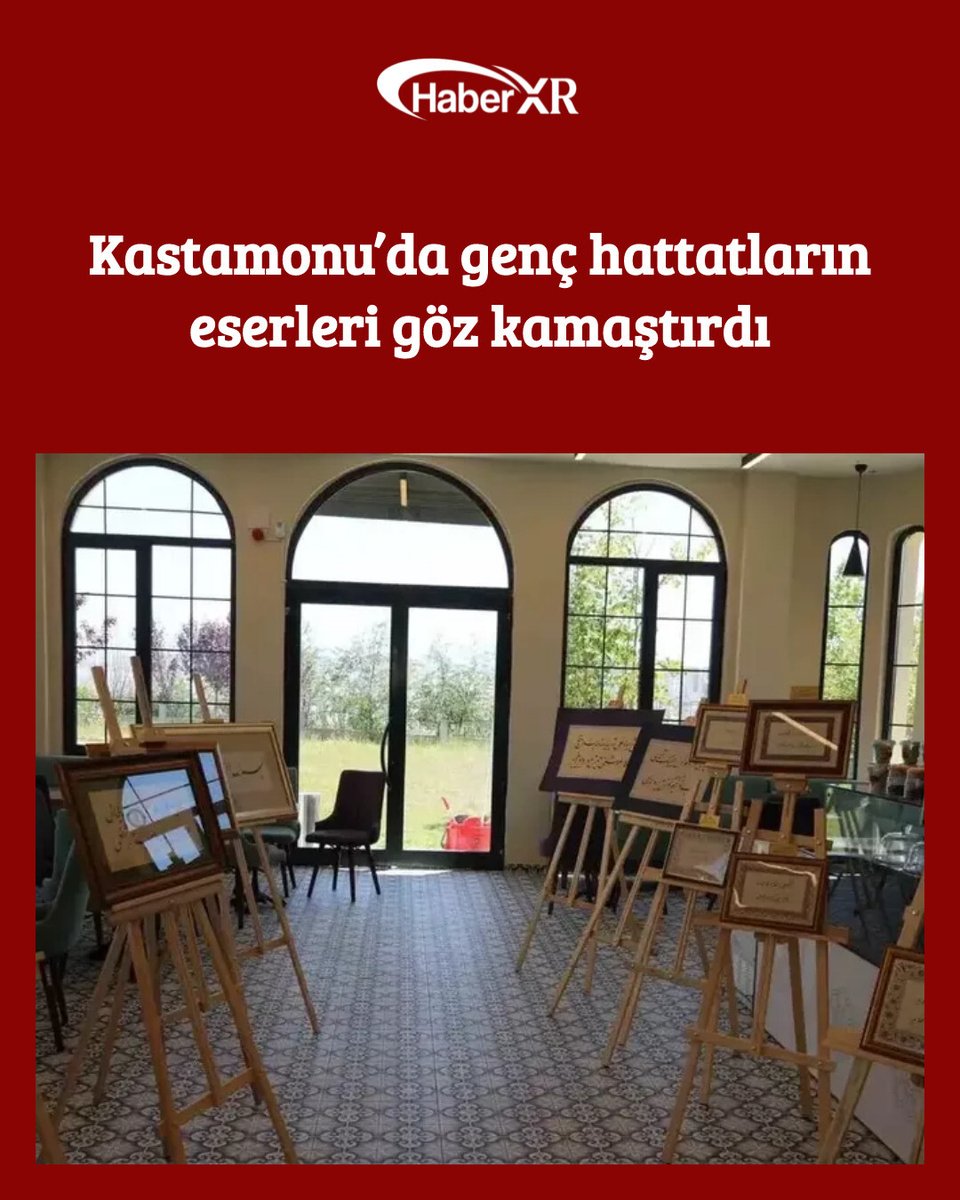 haberxr's tweet photo. Kastamonu’da genç hattatların eserleri göz kamaştırdı ---Detaylar Profildeki LİNKTE https://t.co/I0ohU4gkJp