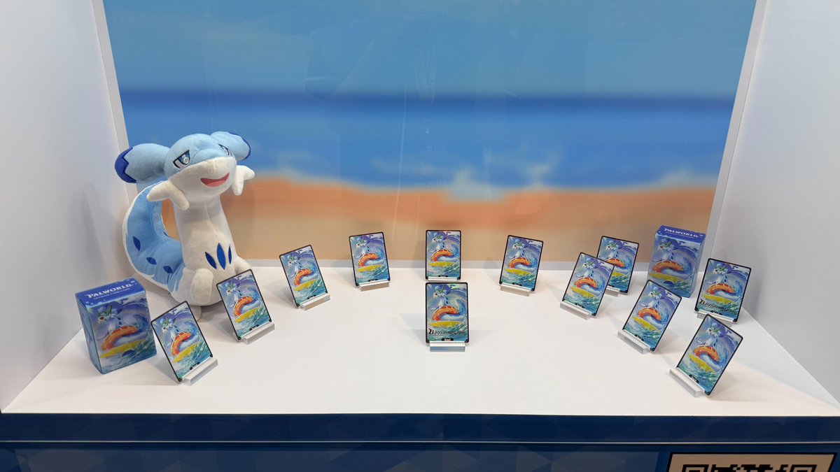 PalworldOCG_EN's tweet photo. The Palworld OFFICIAL CARD GAME booth at Bushiroad Card Game Festival is officially LIVE in Singapore! 🤩

We’re running demo sessions all day long; receive amazing participation prizes after you complete the demo! 🌊

Available while stocks last.

#palworldcardgame #BCGF2026 https://t.co/0GdjQbDl6d