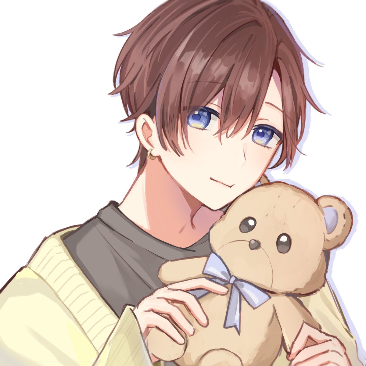 ha__ne19's tweet photo. ずっと一緒🧸
 #イラスト  #OC https://t.co/0G7e1hQF5g