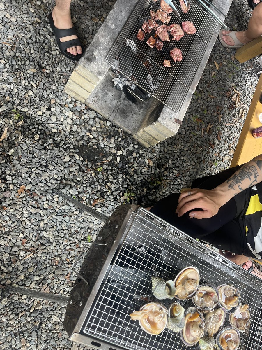 v_rod_midnight's tweet photo. BBQ始まりました🍖 https://t.co/7g10nYGhsU