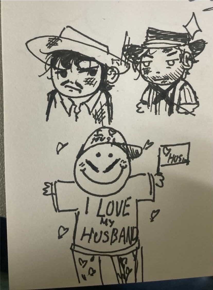 Dumb_Vik's tweet photo. I made a mariachi character as an OC from RDR2, his name is Domingo. 

I want him to have a crush on Arthur because, who wouldn't? 🐟
#rdr2oc #rdr2 #arthurmorgan https://t.co/MfH8tf1wkR
