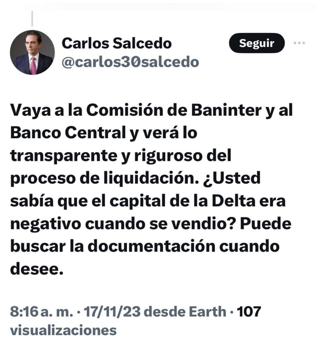RafaelMelgenS's tweet photo. Hola, ¿qué tal @carlos30salcedo alias #IndebidoProceso? Entonces te mantuviste encubriendo crímenes contra el Estado dominicano 🇩🇴 durante más de dos décadas. De conformidad con Informe del Consejo de Administración respecto de las operaciones de la Compañía durante los Ejercicios Sociales (2004, año en que se «vendió la Delta Comercial») y 2005.

Su presidente José Antonio Najri Cesani declaró: « Según reflejan los indicados estados, la compañía obtuvo durante el ejercicio social correspondiente al año dos mil cuatro (2004), beneficios netos por la suma de OCHOCIENTOS CUARENTA Y CUATRO MILLONES SEISCIENTOS CINCUENTA Y NUEVE MIL QUINIENTOS NOVENTA Y OCHO PESOS DOMINICANOS (RD$844,659,598.00); con respecto al ejercicio social correspondiente al año dos mil cinco (2005), obtuvo beneficios netos por la suma de
CUATROCIENTOS
TREINTA Y NUEVE MILLONES TRESCIENTOS OCHO MIL SETECIENTOS SESENTA Y NUEVE PESOS DOMINICANOS (RD$439,308,769.00), conforme se explica en las notas contenidas en los estados financieros auditados.
¡¡¡El saqueo se cuenta solo!!!
👇🏻👇🏿👇🏼👇👇🏿👇🏼👇