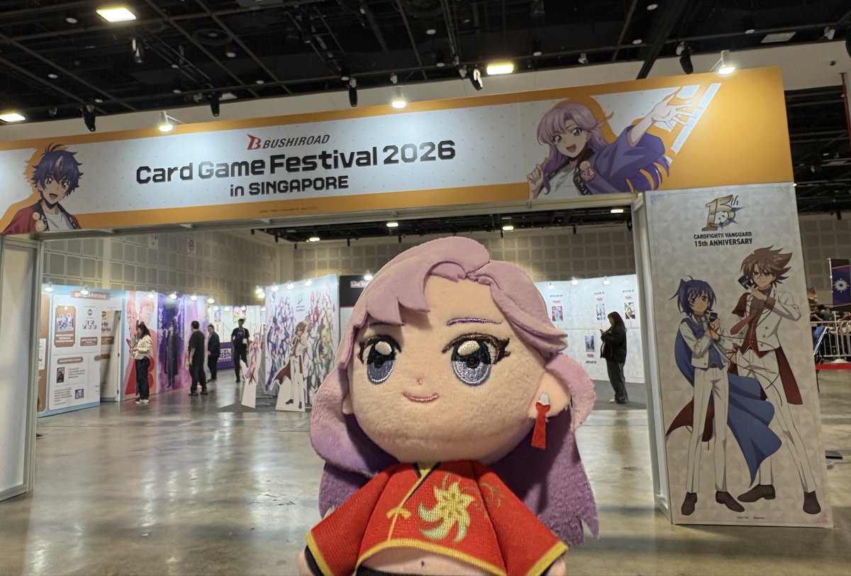 cfvanguard_PR's tweet photo. 🇸🇬 🎡 Bushiroad Card Game Festival 2026 in Singapore 🎡 🇸🇬

シンガポールでもカードゲーム祭が開催✨
熱気あふれるスタンドアップや、会場の様子をお届け📸

#ヴァンガード https://t.co/8sSryEucq0