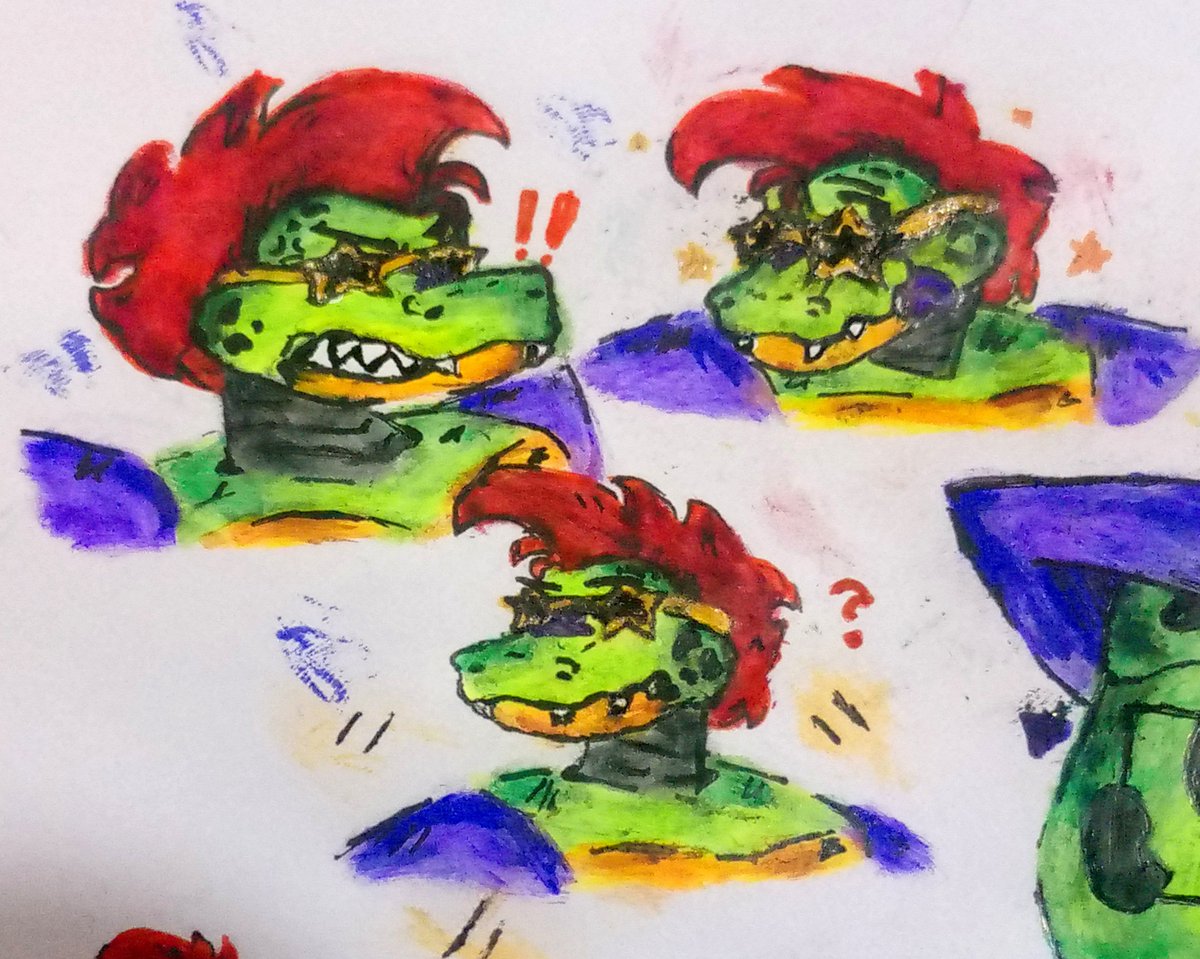 daniplay_fnaf's tweet photo. Drawing my old man... Montgomery Gaytor. 🐊

#montgomerygator #montygator #FNAF #fnafsecuritybreach #fnafsb https://t.co/wWKkRHsHLJ