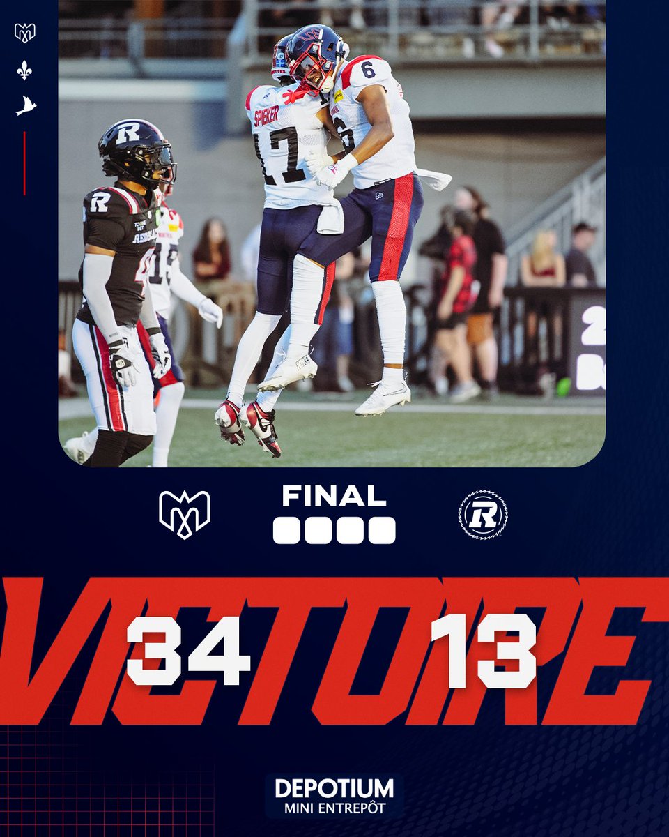 MTLAlouettes's tweet photo. Aucun doute.
No doubt.

#Alouettes https://t.co/nUMYfEt5rZ