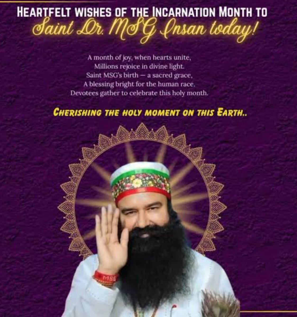 SoniaRaviInsan's tweet photo. Millions welcome MSG Bhandara Month with faith and gratitude. Inspired by Saint Gurmeet Ram Rahim Ji, devotees spend the month performing selfless service, meditation, blood donation, and welfare activities for society. #AuspiciousAugust https://t.co/zb5O3lBTXx