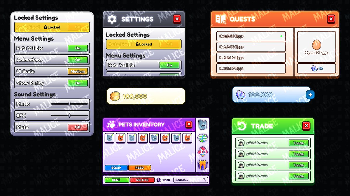 SinWithMalice's tweet photo. Roblox Simulator UI
#RobloxDev | #RobloxUI | #Roblox | #RobloxArtㅤ https://t.co/OM5GNHjKRU