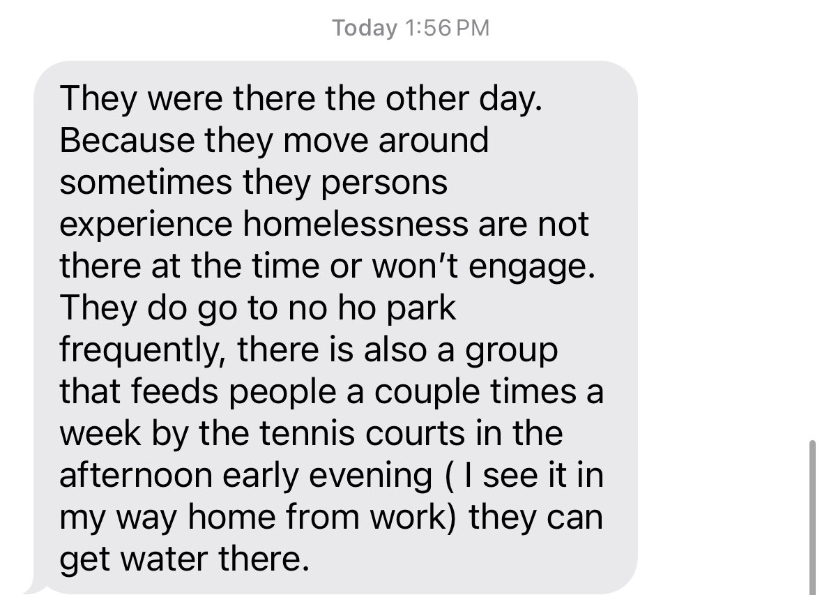 joey_tuccio's tweet photo. There is a group of homeless people and dogs in North Hollywood that I’m trying to find housing for. The councilmember’s office says that they bring people there to help but the homeless people say they never come. Regardless, it shouldn’t be a choice for the homeless to “engage” or not for them to get into housing, especially when they have dogs that are also suffering and there is a dangerous heat wave coming. And if they are refusing housing, then they should not have dogs.