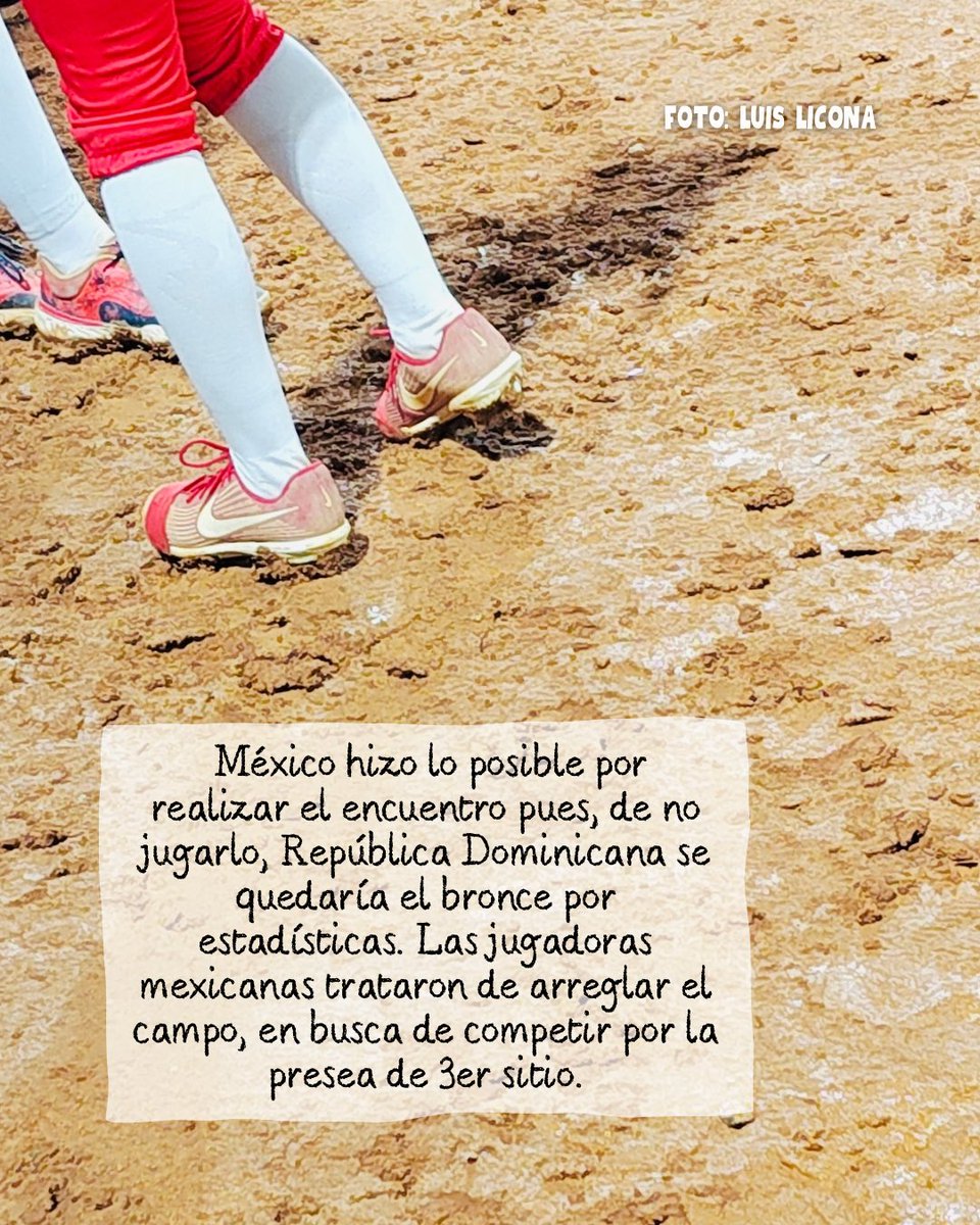 katilunga's tweet photo. QUÉ DURO LO QUE VIVE
EL SOFTBOL MEXICANO
🇲🇽😳‼️🥎😮🏟️🌧️🇲🇽

La Selección Mexicana de Softbol Femenil vivió un difícil momento a durante los Juegos Centroamericanos y del Caribe Santo Domingo 2026.

Aquí los detalles: https://t.co/V3An6O7xO1