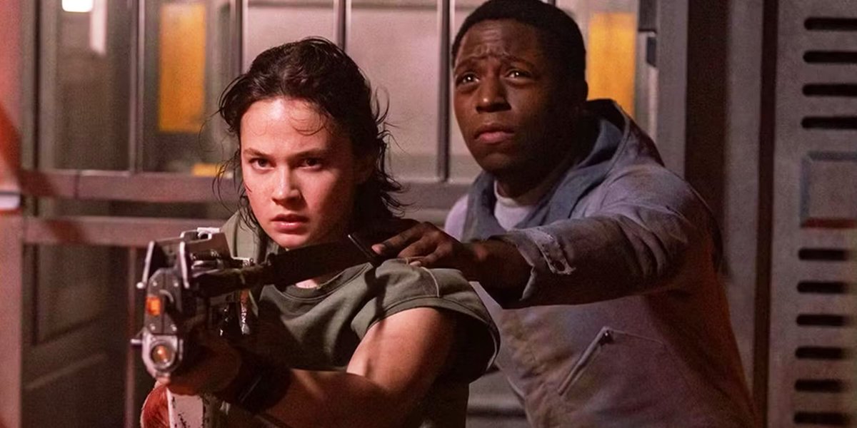 BrunoMellx's tweet photo. Rewatching Alien Romulus to introduce Cailee Spaeny to my boyfriend and realized it’s Rogue and Black Panther https://t.co/roIkioQahg