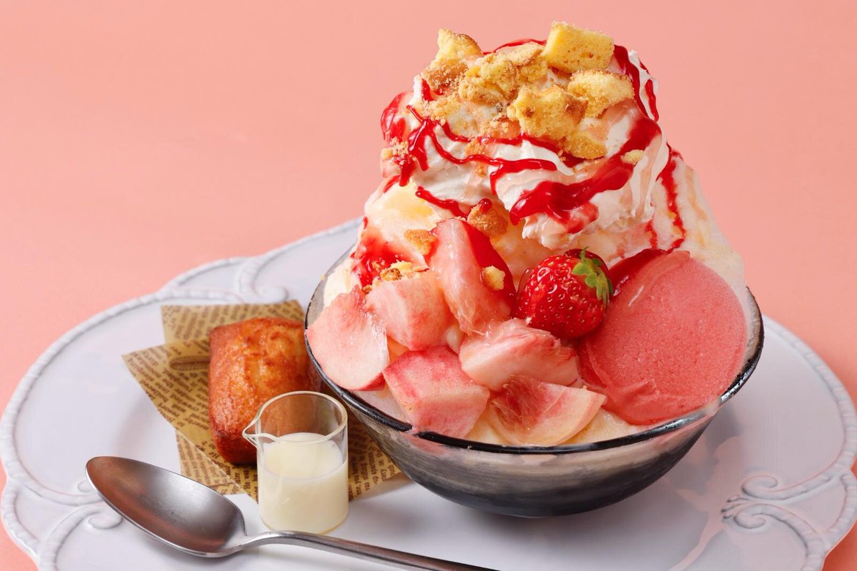 offer_jp's tweet photo. 🚨新着情報🚨

【DEL’IMMO 麻布台ヒルズ店限定】

・ピーチベリーショートケーキ
 
2026.8/1〜発売中
桃と苺を贅沢に使った、ショートケーキ風のパフェかき氷が登場🍑🍓
自家製シロップとホワイトチョコクリームを合わせた、夏限定の贅沢スイーツです✨ https://t.co/UsXQ2147I5
