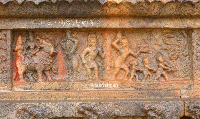 tskrishnan's tweet photo. There is an interesting inscription from the reign of Rajaraja III at the Thirukkolili temple. It reads as follows

ஸ்வஸ்திஸ்ரீ திரிபுவன சக்கரவர்த்திகள் ஸ்ரீராஜராஜ தேவர்க்கு யாண்டு
நாலாவது மார்கழி மாதத்தொருநாள் உடையார்
திருக்கோளிலி
உடையார் கோயிலில் முன்னாளில் சிவபடவரில்
ஆவந் எழுந்தருளிவித்த
அதிபத்த நாயனாருக்கு திருப்படி அமுது
மாற்றுக்கு இவன் தன் சாதிமார்
பக்கல் இருந்து பெற்ற காசுகளிலேய்..... காவுசேரி
இடையன்னை பட்டன் மகன் தாமோதர பட்டன்
பக்கல் நெல்  பொலிசைக்குக் கொடுத்த காசாய் இவன்
ஒடுக்கின காசு (2100)
இக்காசு இரண்டாயிரத்து ஒரு நூறும் கைக்
கொண்டு திருப்படி மாற்றுக்கு நாள் ஒன்றுக்கு இருநாழி அரிசி அமுது படிக்கு வைப்போமாகவும்
நாங்கள் இப்படி செய்வதாகவும் சம்மதித்தோம்

In the fourth regnal year of the Tribhuvana Chakravartin, Sri Rajaraja Deva, on a day in the month of Margazhi, in the temple of Thirukkolili
For Atipatta Nayanar, whose image had earlier been consecrated and installed by  Avan, a fisherman, funds were received from members of his own community for providing the daily sacred food offering.
From these funds, cash was given on interest to Damodara Bhattan. The amount deposited  was 2,100 kasu. Having received these 2,100 kasu, we agreed to provide, every day, cooked food made from two nazhi of rice for the sacred daily offering.
 
Atipatta Nayanar belonged to the fishermen community. A man named Avan, who belonged to the same community, installed an image of the Nayanar in the temple and collected contributions from members of his community to provide daily worship and food offerings.

Damodara Bhattan, a Siva Brahmana, received the deposited money and agreed to conduct the daily puja and provide the prescribed offerings to Atipatta Nayanar from the interest earned on the endowment.

The Bhakti tradition transcended social distinctions. A Nayanar  was honoured and worshipped in the temple, irrespective of the social background