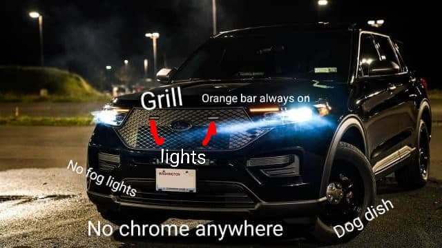 LN2_R0gue's tweet photo. Try not looking for text and look for the obvious differences of an Interceptor vs a normal explorer. 

Also the "No roof rails" thing, while somewhat true, is not reliable. Factory explorers can be optioned with no roof rails the same way an interceptor can have roof rails https://t.co/hpuS9MK8d7
