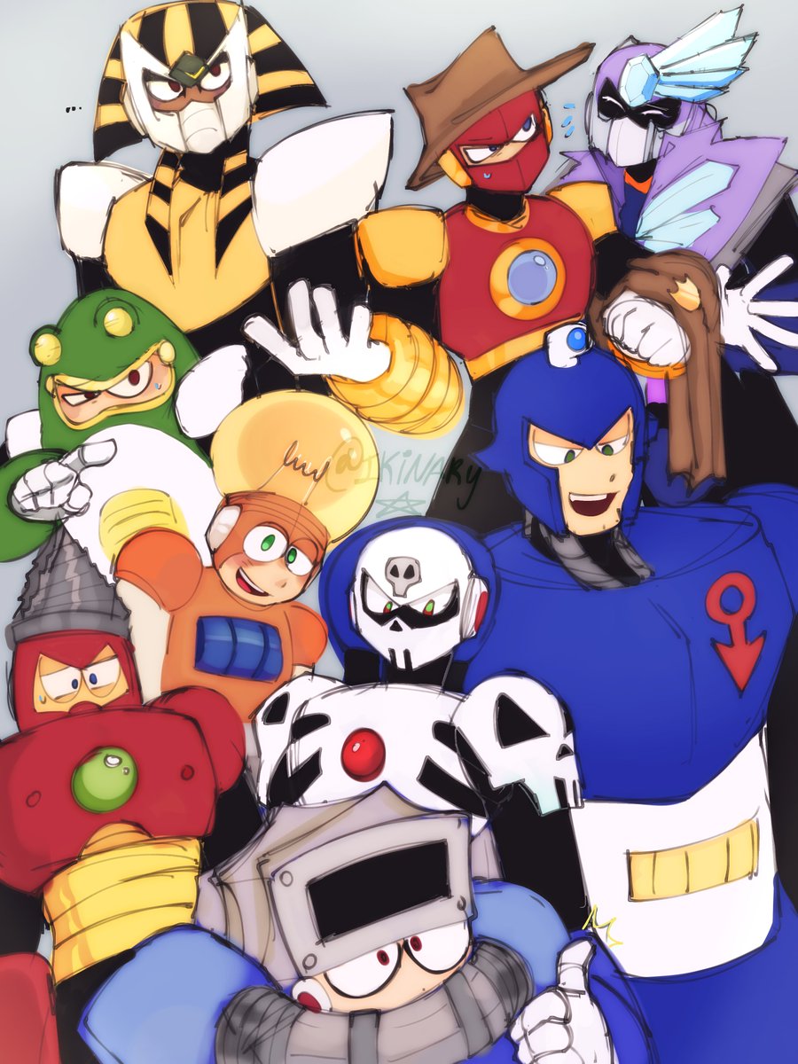 Ikinary1's tweet photo. Dibujo que habia echo para algo que ya no voy a hacer🦈
#megaman4 #tundraman 
Me gustan mucho los Cossack Numbers https://t.co/h36PFuWs0T