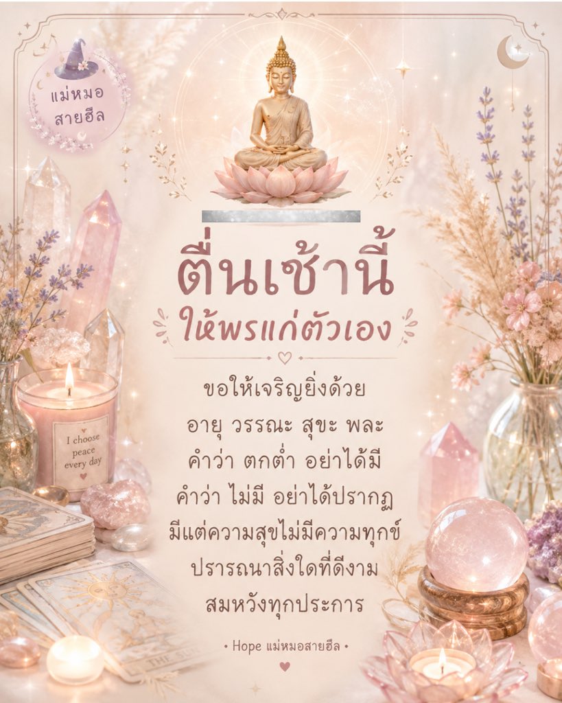 klamsd22's tweet photo. 🌷 ถ้าคุณเห็นโพสต์นี้ในเช้าวันนี้
ขอให้เป็นสัญญาณว่าจักรวาลกำลังอวยพรคุณ 🤍✨

ขอให้วันนี้มีแต่เรื่องดี ๆ เข้ามา
💰 เงินไหลมาเทมา
💼 งานราบรื่น
💖 คนดี ๆ เข้ามาในชีวิต
🌿 สุขภาพแข็งแรง

พิมพ์ “🙏 สาธุ” เพื่อรับพลังบวก
แล้วส่งคำอวยพรนี้ต่อให้คนที่คุณรักนะ

ขอให้ทุกความปรารถนาที่ตั้งใจไว้ สมหวังในเวลาที่เหมาะสมที่สุด ✨

#แม่หมอสายฮีล #พลังบวก #คำอวยพรยามเช้า #เสริมดวง #สายมู #ฮีลใจ #โชคดี #ดูดวง #จักรวาล #สาธุ