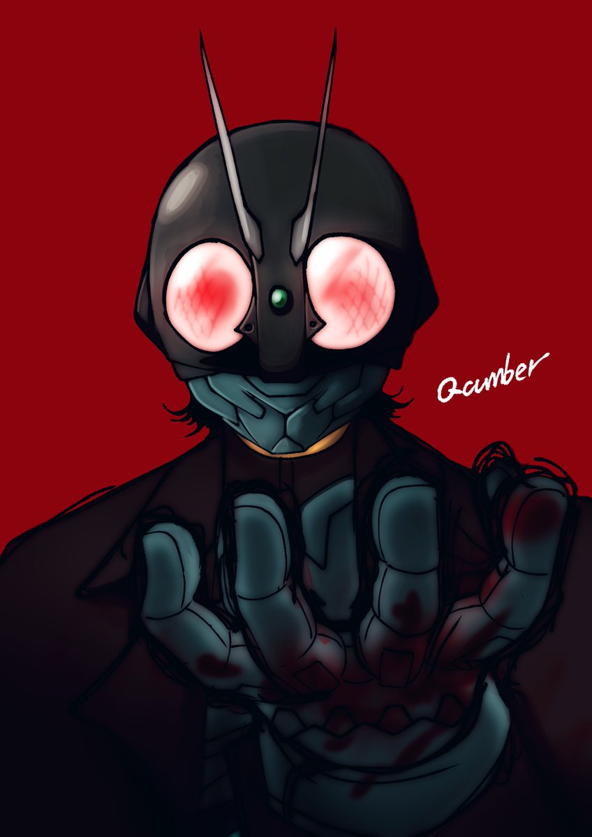 Qcumber_illust's tweet photo. #シン・仮面ライダー https://t.co/ayLRFHBMWq