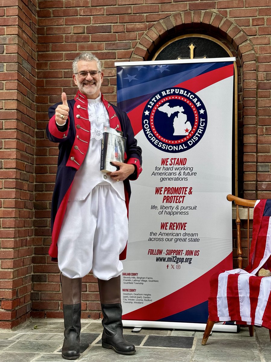 mdwarrenjr's tweet photo. Commemorating the miraculous Declaration of Independence. Learn more in my book The Revolutionary Words that Forged America-The Definitive Guide to the Declaration of Independence-on Amazon. #declarationofindependence #america250 #america #franklinmichigan #wewinwithwarren https://t.co/od1Z2C7Bvr