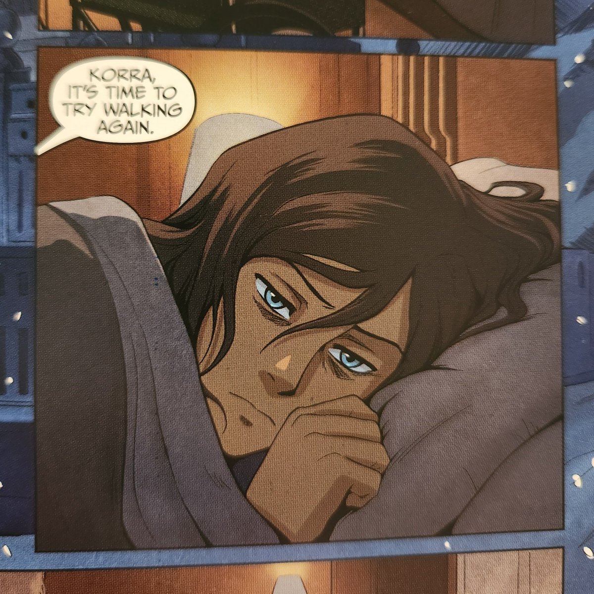 TheDeadpoolian's tweet photo. Reading the new Legend of Korra comic (the Kya focused one) and it's already breaking my heart. 😭 https://t.co/Zy6aXIZKn8