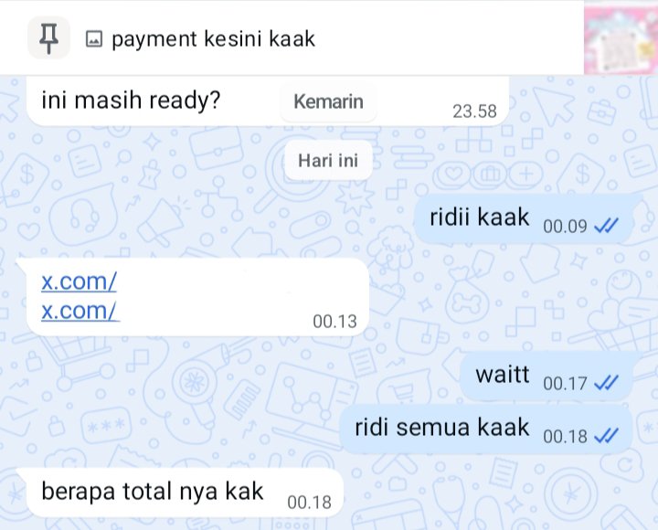 nyayng's tweet photo. barakallah fii rizki untuk semua c ku yang selalu jajan dan borong dagangan ku terus 🥺🫰🏻 https://t.co/2p4y5KZbun