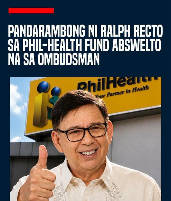 EL_FlLlBUSTERO's tweet photo. PhilHealth fund magician &amp; mascot of impunity. https://t.co/T9WeAdTrER