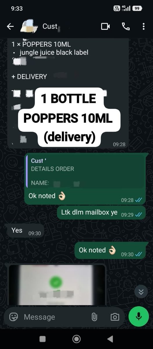 AbgSeller's tweet photo. THANK YOU FOR ORDERING AND THANK YOU TRUST MY SERVICE TO. 😘

✅ POPPERS 10ML.

🚚 DELIVERY/COD: KUALA LUMPUR &amp; SELANGOR.

📮 POSTAGE: MONDAY - FRIDAY.

(Link Order At My Bio...Thank You) https://t.co/EF86ymYuGo