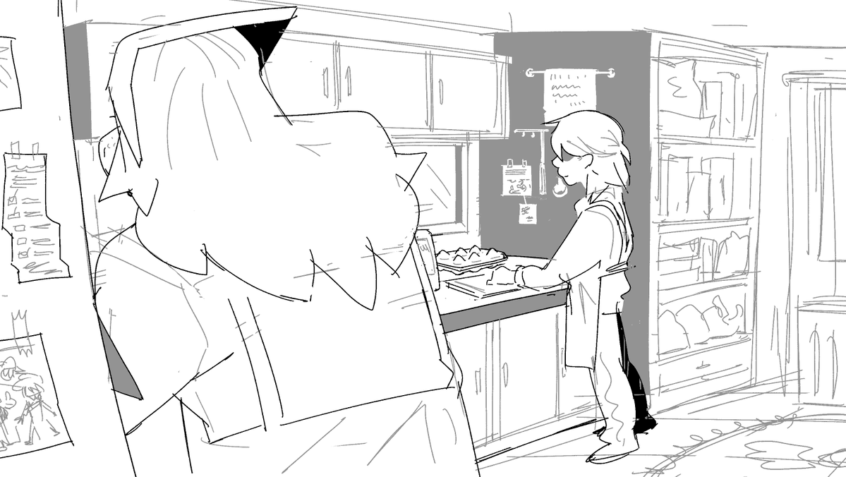 toqiuh's tweet photo. they're cooking together #deltarune https://t.co/VjPEXunqdD