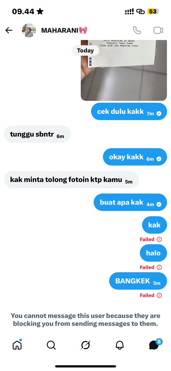 grumbleeyva's tweet photo. ANJING KETIPU #SOD #zonauangㅤ JANGAN MAU YA AJG DUITKU SI MAHARANI INI YE https://t.co/HtsC2HW15V