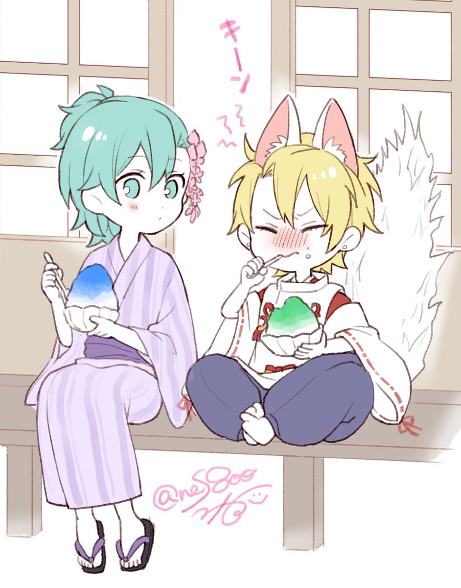 nes800's tweet photo. 2026年7月分☀️7月は忙しくて手が痛い日々が続いたのであんまり絵を描けず😇WEB再録は今月描いた絵にカウントするものじゃない気がするけど、今月アップしたということで…8月もがんばるぞ〜💪
#今月描いた絵を晒そうㅤ https://t.co/QdGtW8DKj5
