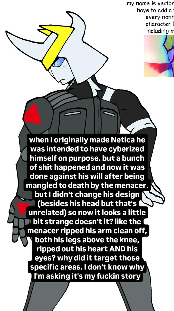 quadrascan's tweet photo. this essay I wrote. shut up bruh we on instagram. but no really I feel like I should change his Mk1 design to be less deliberate https://t.co/xkZiPZ80QR