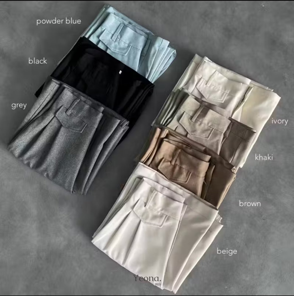 biyaayay's tweet photo. loose pants yang bikin kaki keliatan lebih jenjang, harganya murah tapi bahannya bener bener jatuh, anti kusut dan buat petite gausah khawatir karna ada dua pilihan panjang celana (petite &amp; reguler) #racunshopee #loosepants #celana

https://t.co/hHR1f0LvUI https://t.co/O6cla8sUZW