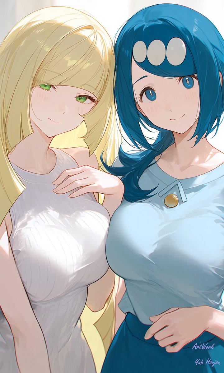 Houjou_Yuh's tweet photo. #ポケモン #イラスト

『ルザミーネさんとスイレンママ ～普段着の美人ママたち～』

＊ポケットモンスター＊
ルザミーネ＆スイレンママ

リプライに２枚目投稿します♪ https://t.co/jaHjWcqjiF