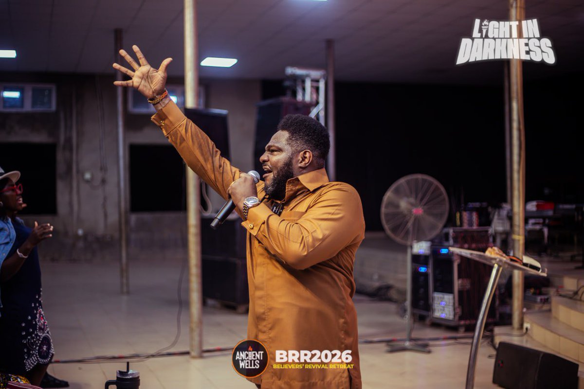 Ancient_Wells's tweet photo. BELIEVERS REVIVAL RETREAT 2026
ANCIENT WELLS | DAY 4 GRAND FINALE

MINISTERING: Pastor Femi Ezekiel Adebayo

#BRR2026 https://t.co/84odX50EiU