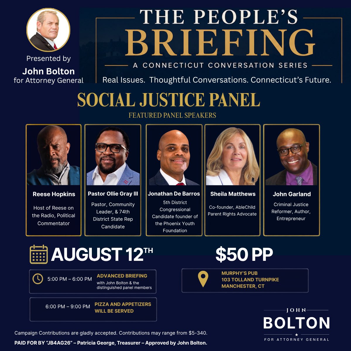 jb4ag26's tweet photo. Civil discourse is the way. As your next Attorney General, your voice will be heard. https://t.co/0m32k9Y6jJ