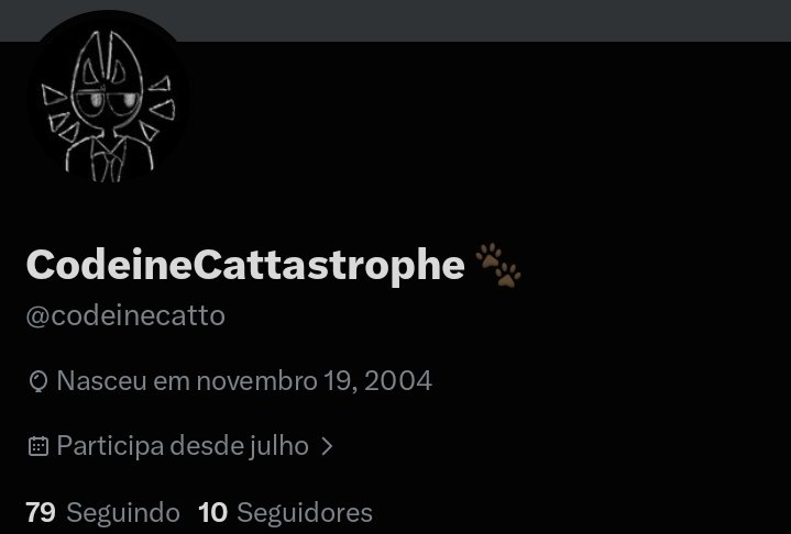 codeinecatto's tweet photo. brigado pelos 10 escritos https://t.co/zTAmEMxqIc