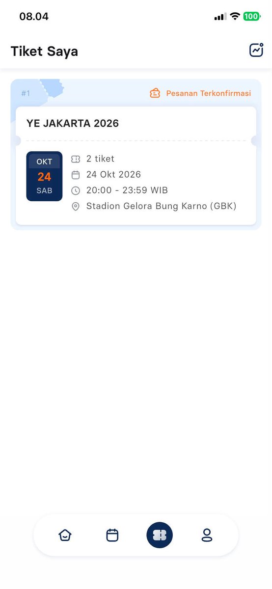 karinaristy's tweet photo. WTS Kanye West YE Jakarta 2026 🎟️
CAT 4 — 2 tickets (extra)
Price: DM ( nego tipis only, no sadis)
Not a scam ya we’ll enter &amp; watch together
Serious buyers only https://t.co/7VS8XojVK9