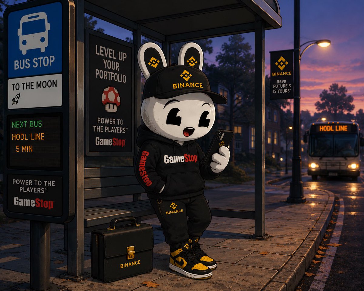 BUCKWBNB's tweet photo. @GameStopOnChain, Forgot to pick up your mascot, we’ll be grabbing the next bus!
$BUCK

CA:

0xB87a028FE36536BdcD3eDcD8D8ddCc301A287777 https://t.co/W91je751Dv