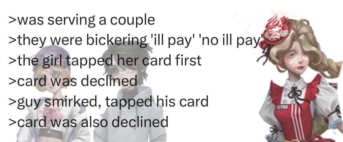 Mimi_luvve's tweet photo. Broke bum ahh couple lmfao 🫵😭
~> Lucatracy https://t.co/YcEouY7Qun