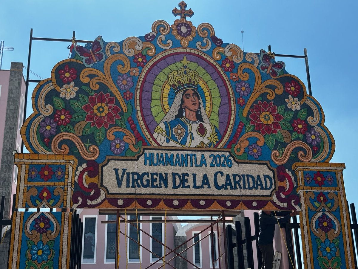 Connexiones's tweet photo. #Huamantla Hoy inicia la Feria edición 2026, lista la Basílica de la Caridad para este gran festejo https://t.co/ogV2FudaIq