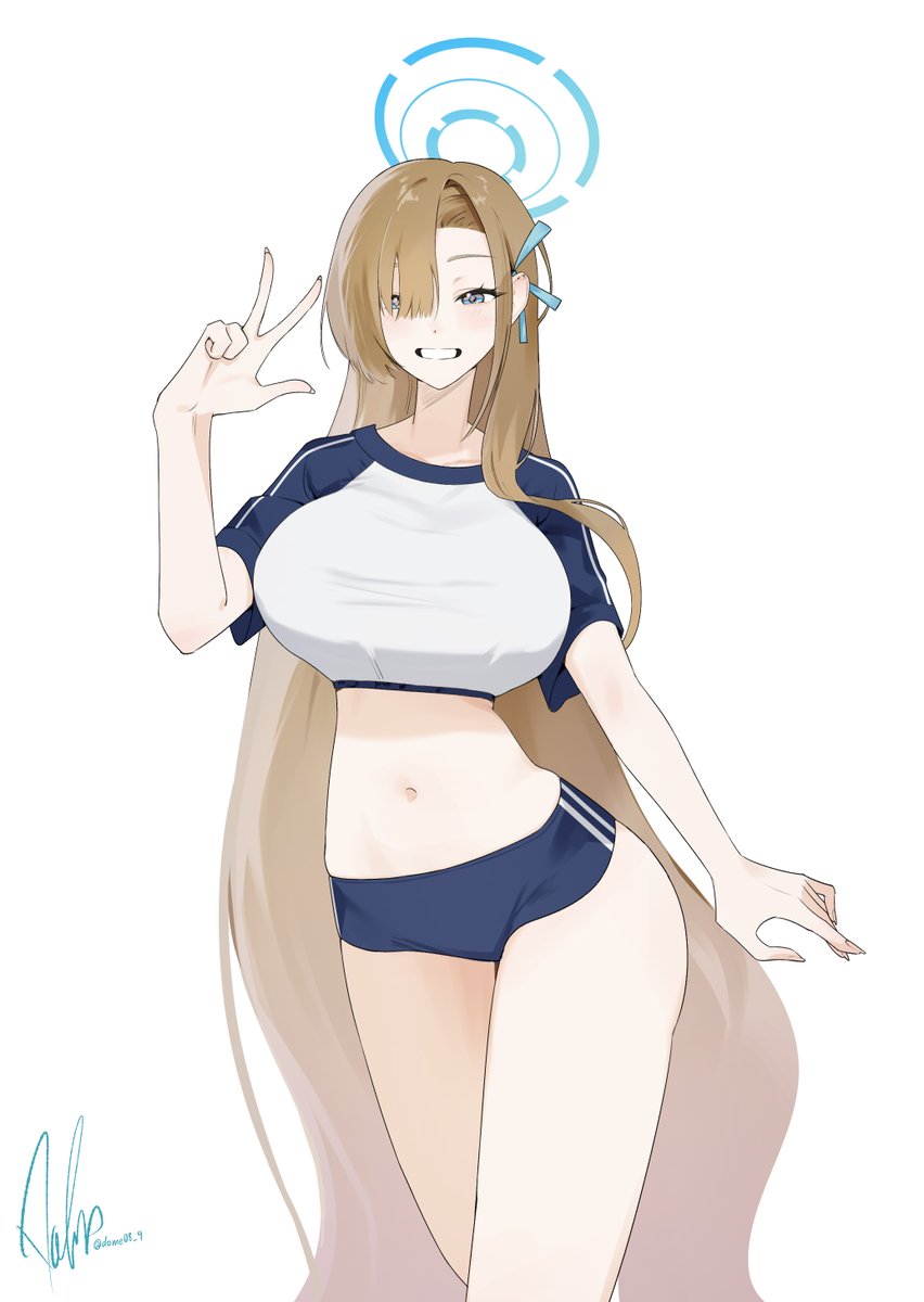 dome08_9's tweet photo. 채육복 아스나 
 #블루아카이브 #blueArchive #Asuna #팬아트 https://t.co/vYHWUFiRmW