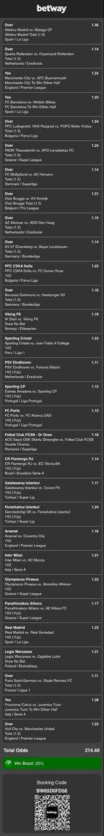 Ziggy_Diver1's tweet photo. 214 odds 💰 ⚽️

It is nearly time for football’s return! ⚽️💪 🔥

I just placed a bet with Betway. Tap here to copy my bet or search for this booking code in the Multi Bet betslip BW65D0FD58 https://t.co/KTGGQr7Bfy https://t.co/J1pQFiXBGY