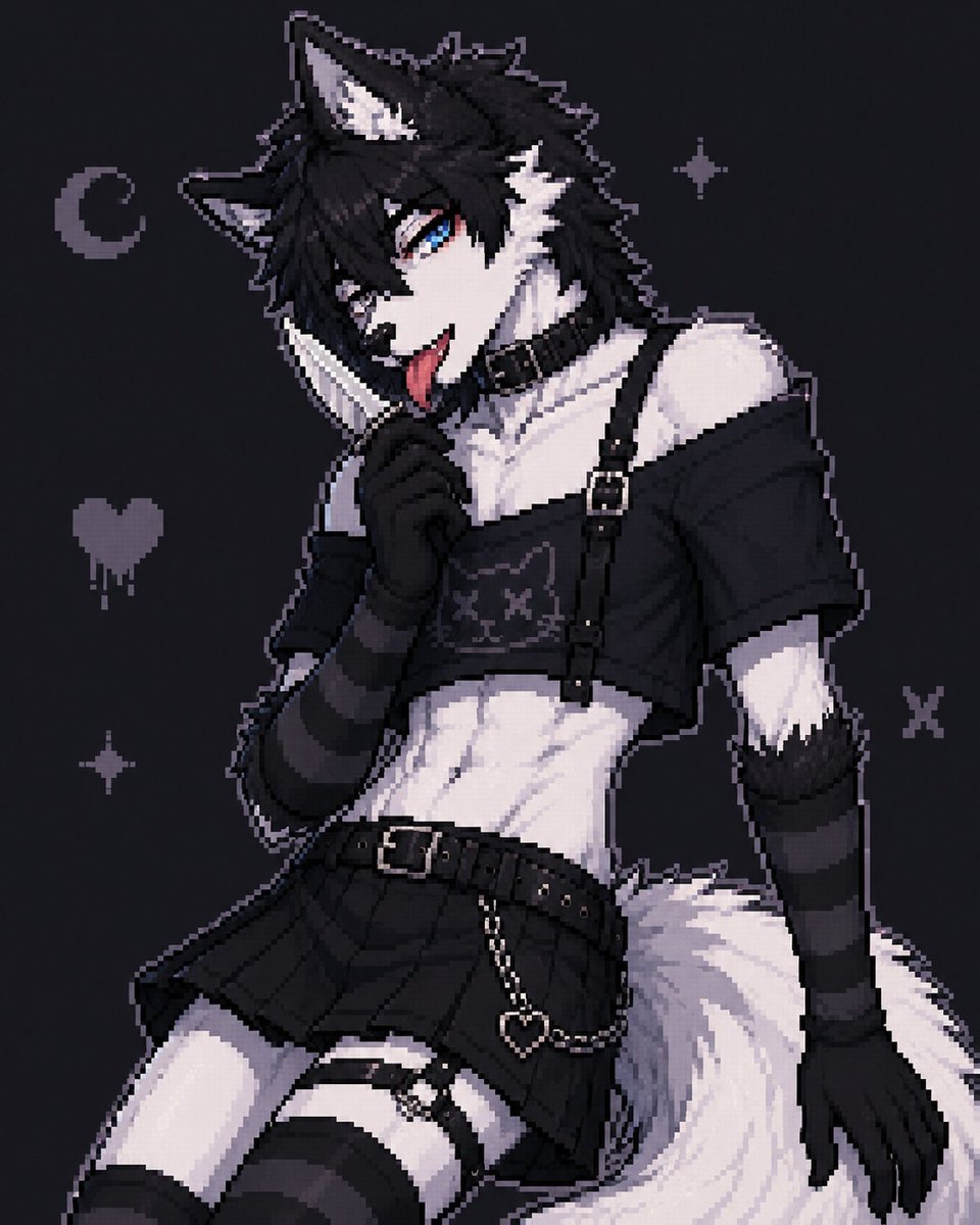 bullet_coy's tweet photo. @nanethedeer minha sona vestido de femboy. (meu artista teve uns problemas, então ainda não terminou minha ref. por isso coloquei minha fursona na ia pra vestir ele assim) https://t.co/VyGxbxqHDz