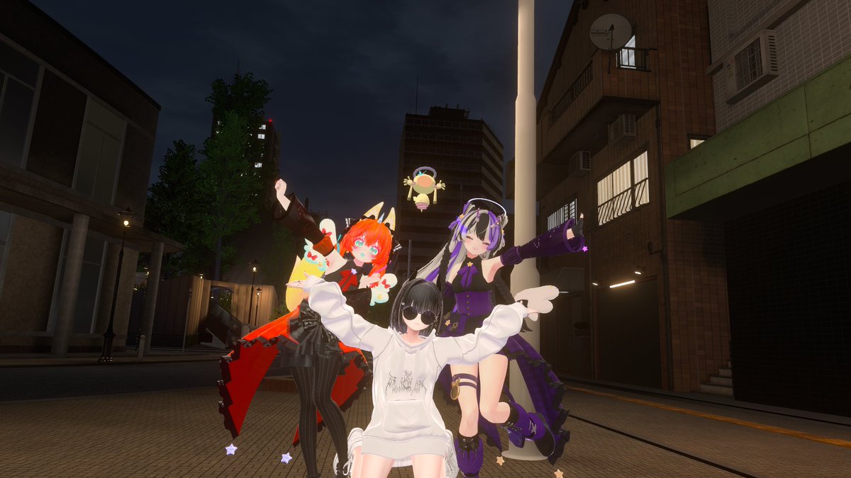 SleepyNeo404's tweet photo. STREET Live Performance
とても楽しい 
昨夜はありがとうございました :>
実際、Hinoko ちゃんはかなりのいじめっ子だよね hehe
Kawaii HINOKO_HIKARU
#HikaruSen
#ひのこのこのこ
#HiHigh_Five
#VRChat https://t.co/GuExz83oDx