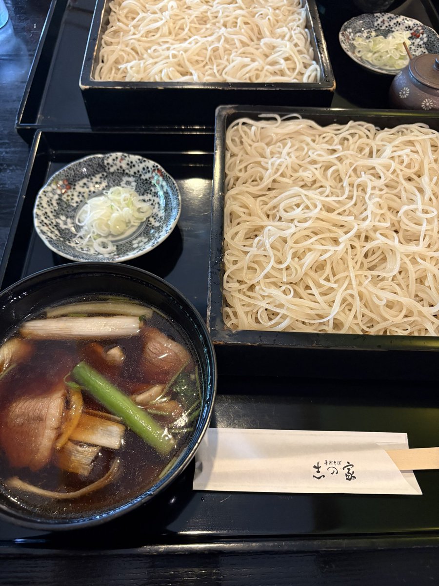 wr250fkon2's tweet photo. かもせいろ美味し https://t.co/wOpVZr9P6q
