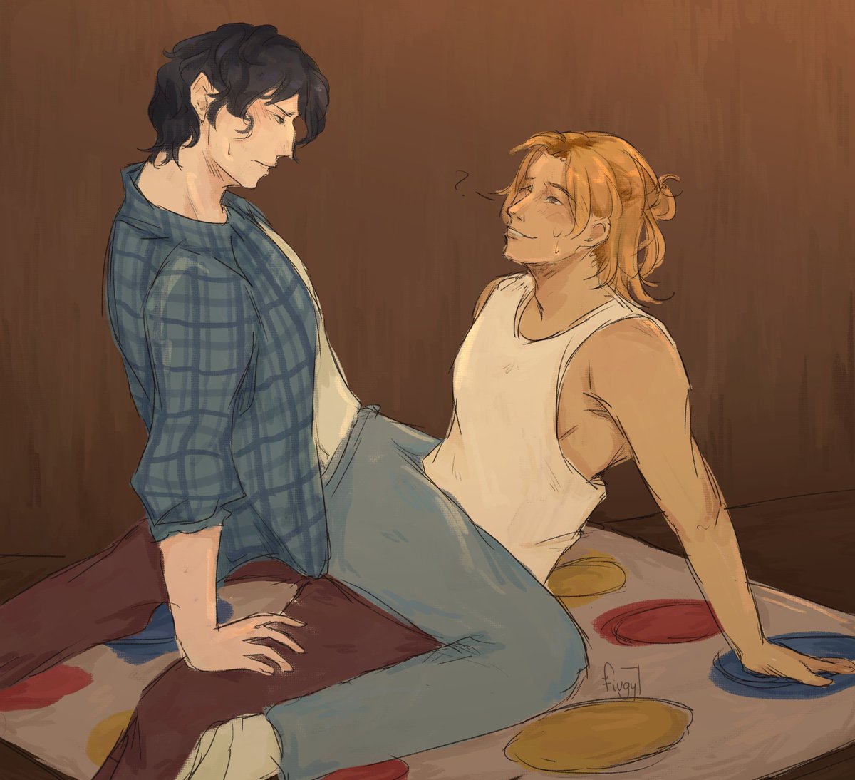 Fiugy03's tweet photo. I don't think that's how play Twister
#jerejean https://t.co/qs6Jp3Laj1