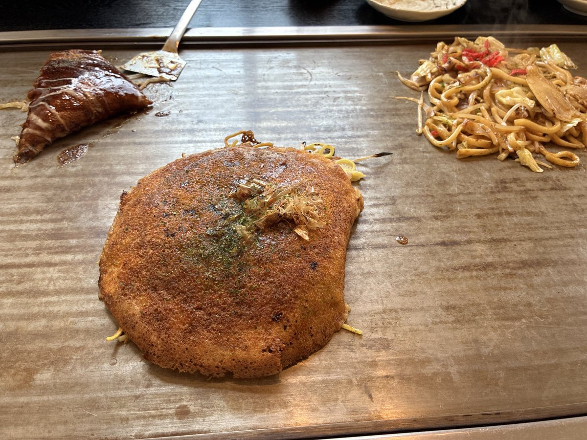 mami_hiro_ume's tweet photo. 相方のリクエストでお好み焼きランチ食いに来た😊 https://t.co/4gckRYzpIq