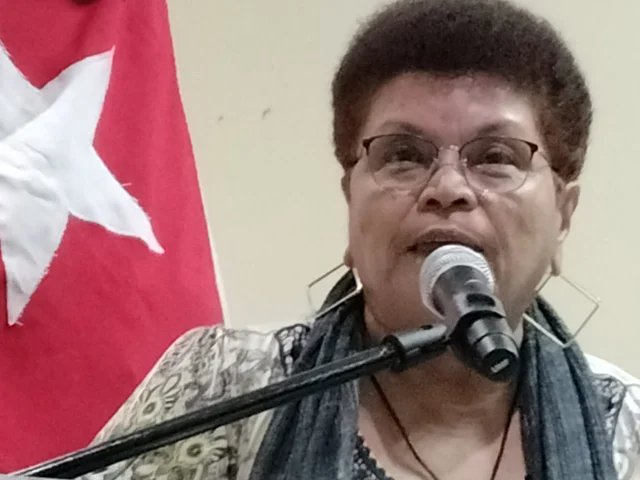 AbelPrieto11's tweet photo. En el Ctro Fidel, c/la Brig Juan Ríus Rivera, recordamos c/ cariño a la incansable luchadora Milagros Rivera. No pudo venir x razones d salud; pero trabajó duro p q esta 35 visita tenga éxito. Gracias x tu invariable solidaridad, querida Milagros!!!
Viva Puerto Rico libre!!! https://t.co/ODTTtc0TMH
