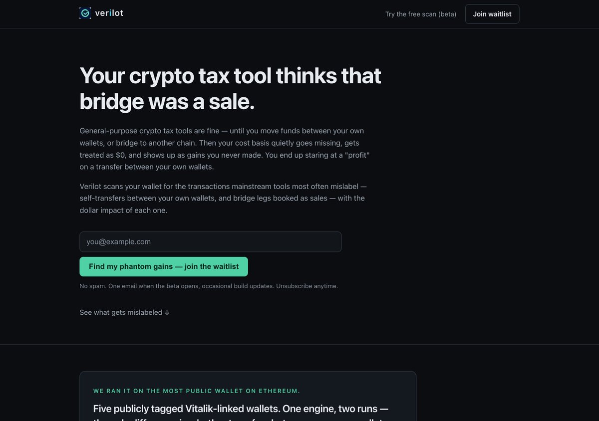 sen_buidl's tweet photo. Every flagged discrepancy in Verilot ships with the tx hash attached. Not because it looks rigorous — because I don't want anyone taking my number on faith. Pull the hash, check the chain yourself, see if I'm wrong. https://t.co/FQj2HiqkCm