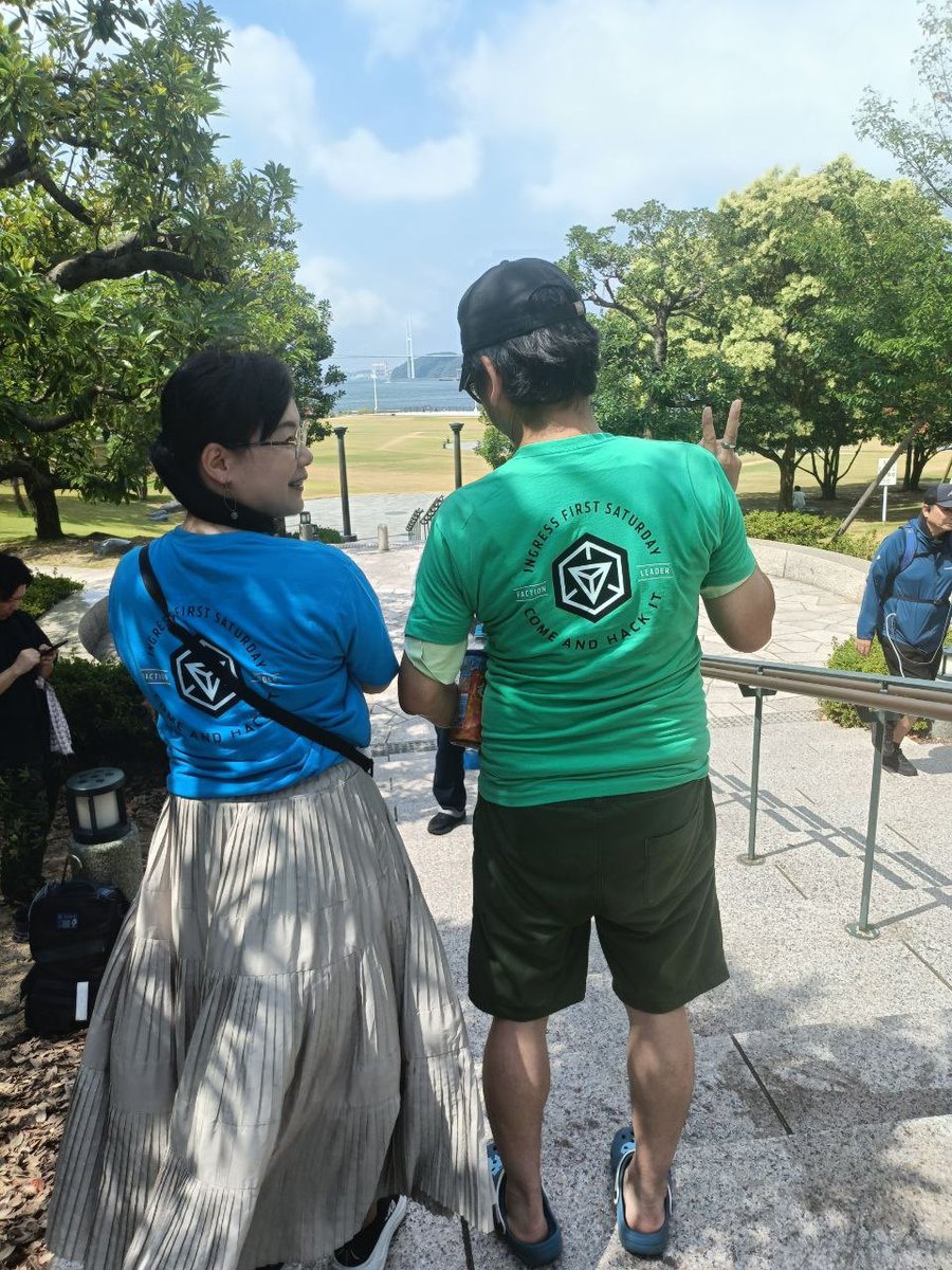 mackey43res's tweet photo. #FS長崎 水辺の森公園
11名のご参加でギリギリ条件満たして開催できました！
暑かったけど、水遊びで涼んで気持ち良い汗をかきました。
#ingress https://t.co/txTvFsoQ17